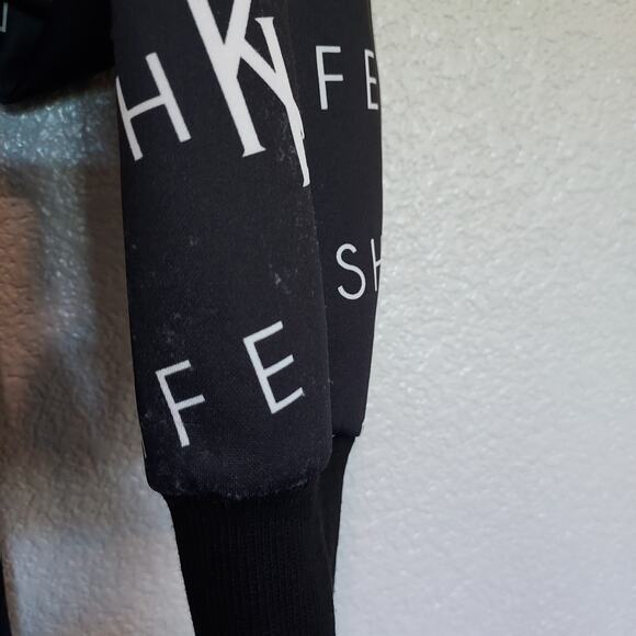 Kush Life Black Zip Hoodie Size L - Picture 6 of 11